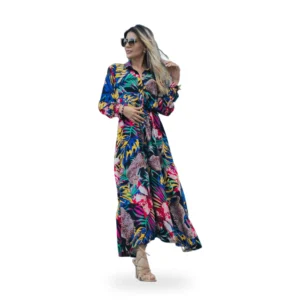 Vestido Longo Estampado